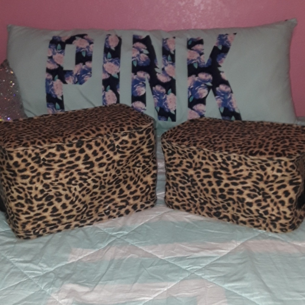 PINK Victoria's Secret Cheetah Bins SOLD - Picture 4 of 8